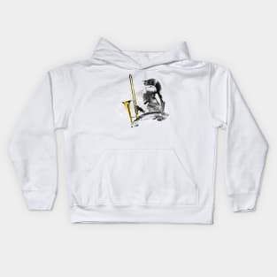 Trombone Warrior Kids Hoodie